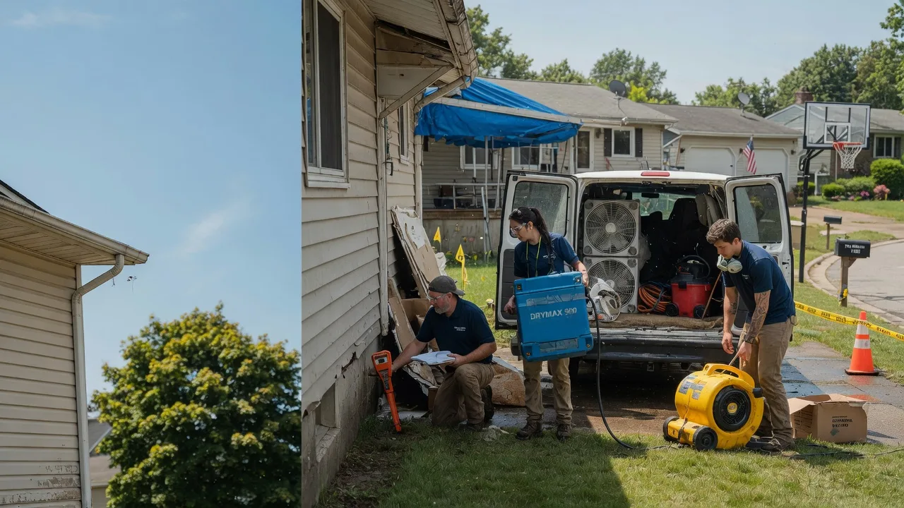 Ceiling Leak Cleanup in Hancock, WI near me