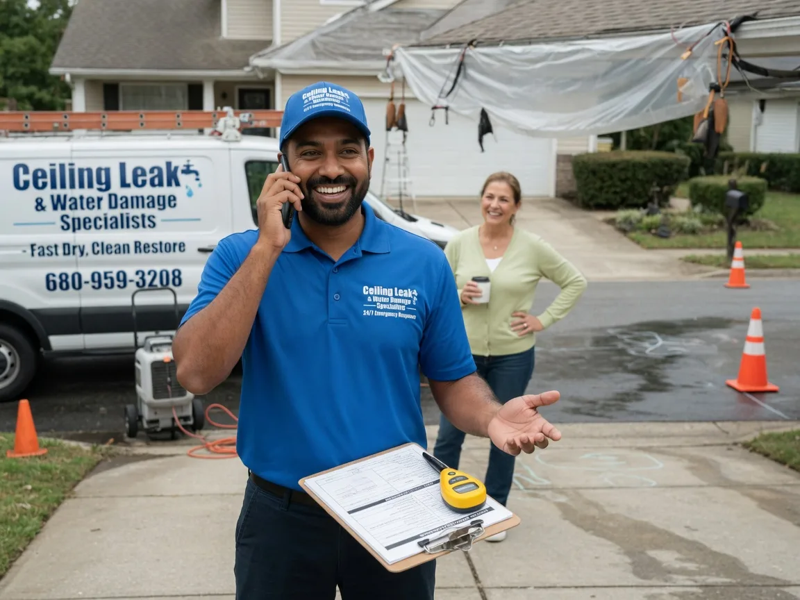 Ceiling Leak Cleanup Hancock, WI FAQs
